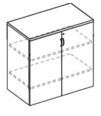 3SSF - Treo, Tall Freestanding Storage Unit