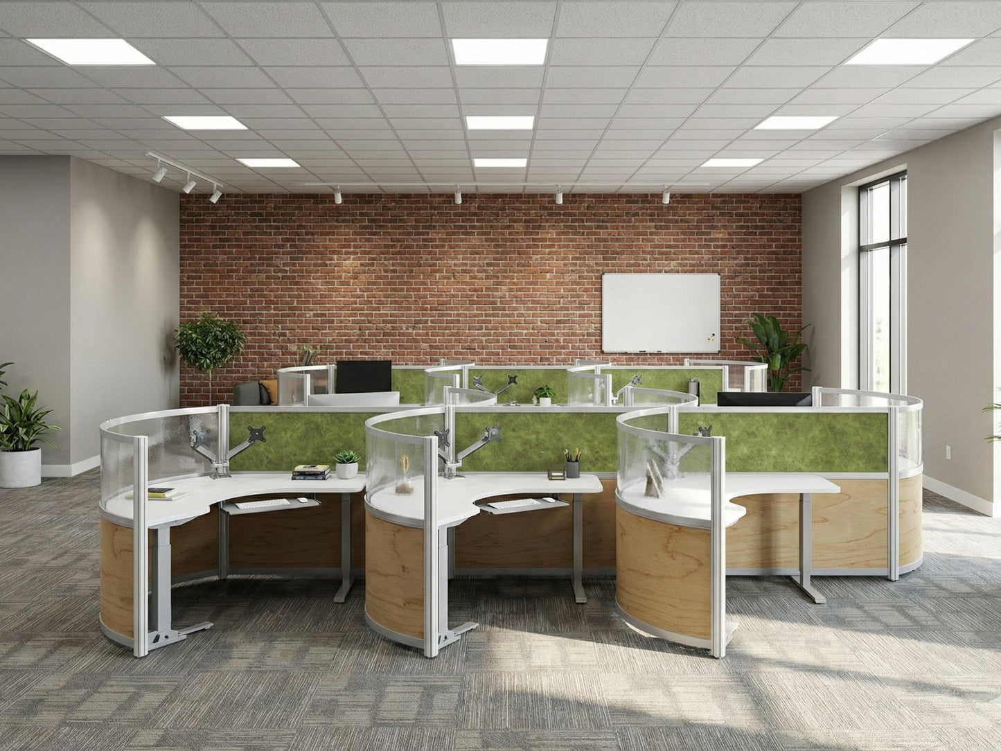 Curved Open Plan 13