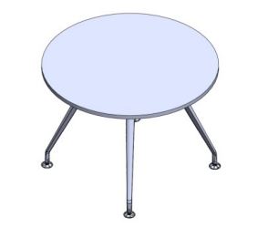 SOP4R-Sophi Table - Round, 4 Leg